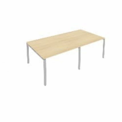 Переговорный стол (2 столешницы) Metal System Б.ПРГ-2.2 Акация/Серый_0