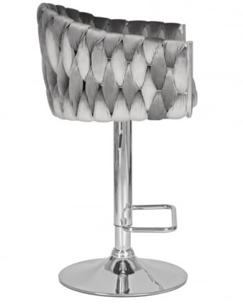 Стул барный DOBRIN MARCEL (серый велюр (MJ9-75)) 2 шт_3