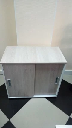 Тумба-купе Deka 9.02.08 Дуб Сантана светлый/Белый_6