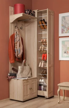 Шкаф для обуви Sherlock 73 лев Дуб Сонома_2