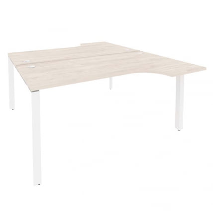 Рабочая станция на П-образном м/к ONIX O.MP-D.SA-1 Денвер Светлый/Белый_0