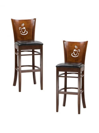 Стул барный DOBRIN JERRY BAR (шоколад, черный) 2 шт_0