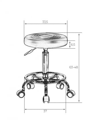 Табурет мастера DOBRIN BILLY BLACK (черный)_4