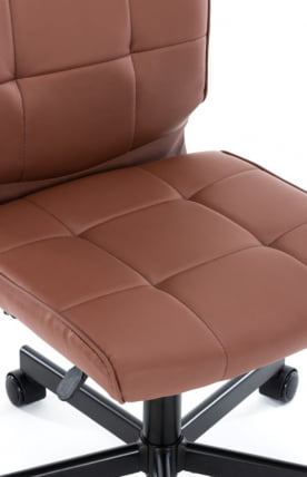 Кресло для персонала Everprof EP-300 Экокожа Коричневый_4