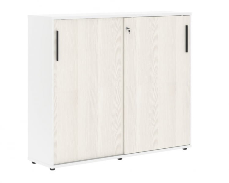 Шкаф с дверьми-купе EDIS EMC 1643 Ясень Траун Черный Белый_0