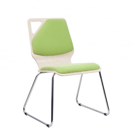 Офисный стул Molly V-14 кожзам Бордовый V-16_0