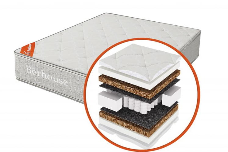 Матрас Мега кокос 10 (Берхоусе) Размер: 1800х2000 мм / Mega (Berhouse)_0