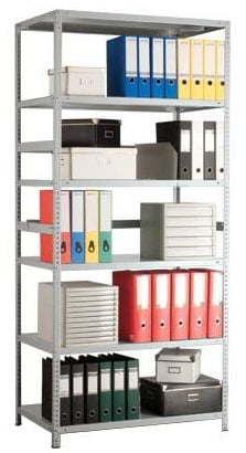 Стеллаж MS 185/100х30/4 Серый_0