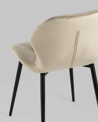 Стул Эдвин велюр Капучино_6