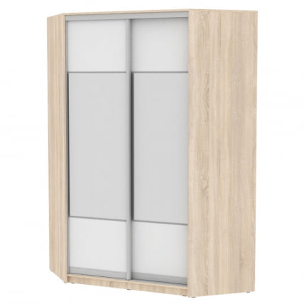 Шкаф-купе YA-230х1400-718-2(ДСС-Белый-D3D3)_0