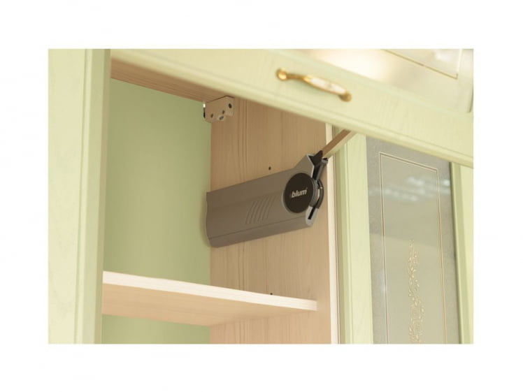 Шкаф-витрина кухонный с колоннами Оливия 72.15_4