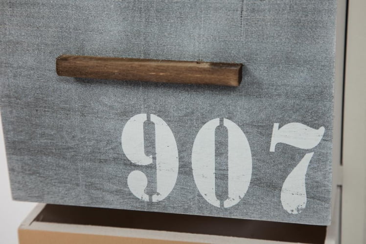 Тумба с 5 ящиками Secret De Maison MARITIME 5 ( mod. HX16-001NS ) Butter white/navy design_1