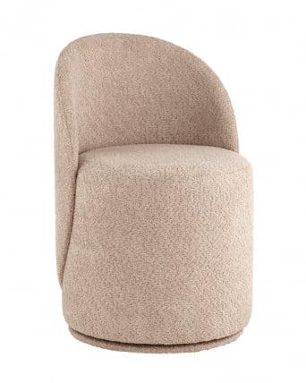 Пуф Loreen вращающийся букле Капучино_0