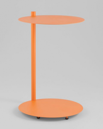 Журнальный столик Siara металл оранжевый_4
