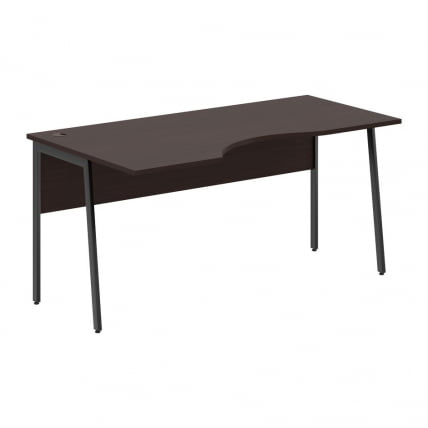 Стол эргономичный левый IMAGO Plus СА-1P(Л) Венге Магия Антрацит_0