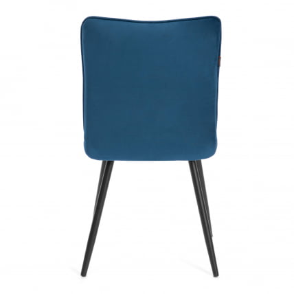 Стул обеденный Bari LT, велюр, Dark blue (темно-синий), 41х55х89 см_3