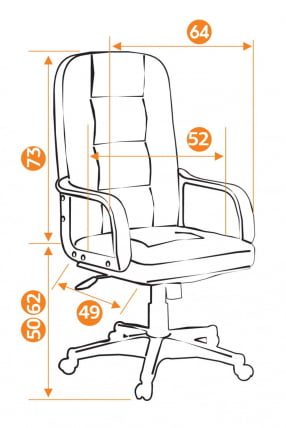 Кресло руководителя Devon (коричневый 36-36)_2