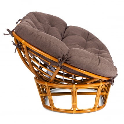 Диван MAMASAN/МАМАСАН 23/02 W /с подушкой/ подушка 182х119 см, 169х102х80 см, Pecan (орех), ткань, коричневый, 3М7-147_1