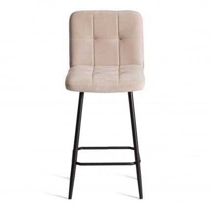 Полубарный стул Medeo/Медео велюр, бежевый, 7, 42х56х102 см_4