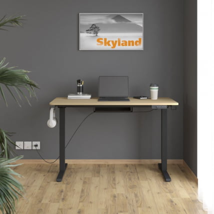 Стол подъемный электрический XTEN-UP AT-002 Дуб светлый/черный_3