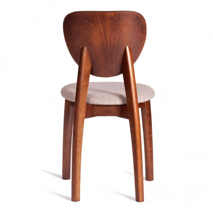 Стул DIAMANTE мягкое сидение бук, 42x42x85см, коричневый, ткань wool caramel, бежевый_3