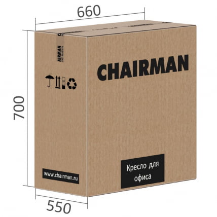 Комплект офисных кресел CHAIRMAN 851 экокожа Бежевый_8