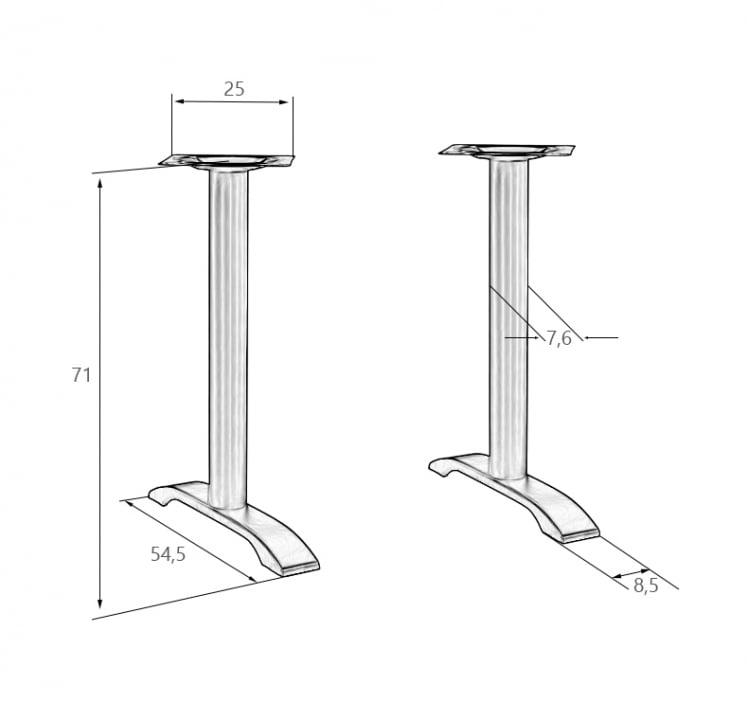 Подстолье обеденное DOBRIN SALLY WIDE_2