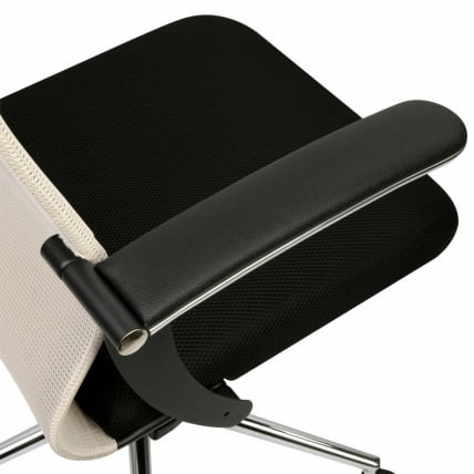 Кресло руководителя BRABIX PREMIUM Ultimate EX-801 хром Черное/бежевое_6