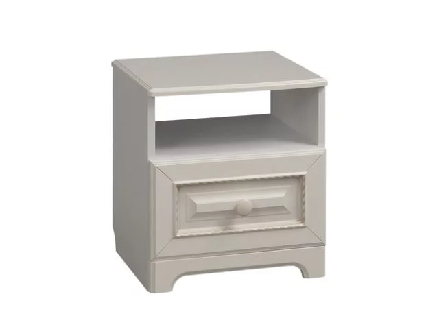 Тумба прикроватная Белла модуль 05 белый/джелато софт_0