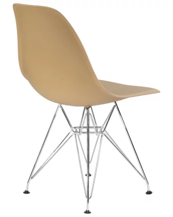 Стул обеденный ДОБРИН ДСР ножки хром Бежевый ГР-03 / DOBRIN DSR GR-03_3