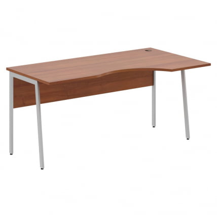 Стол эргономичный правый IMAGO Plus СА-1P(Пр) Орех французский Серый_0