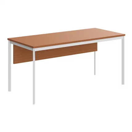 Стол прямой IMAGO-S СП-4SD груша ароза белый полуматовый_0