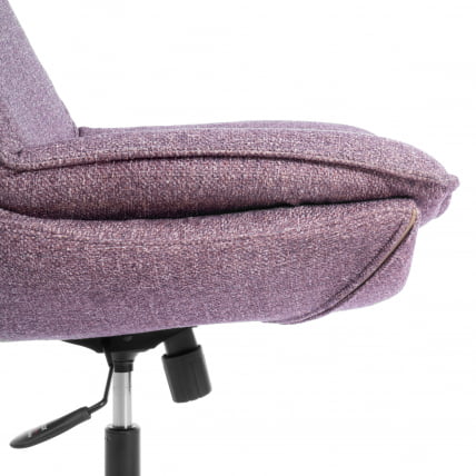 Кресло лаунж Cosmo велюр/букле, VT shape wood rose_9