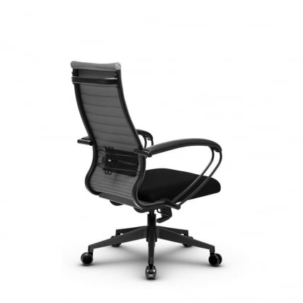 Кресло офисное МЕТТА B 2b 19/K130, Основание 17832 Комплект 4 Светло-серое Черное_2