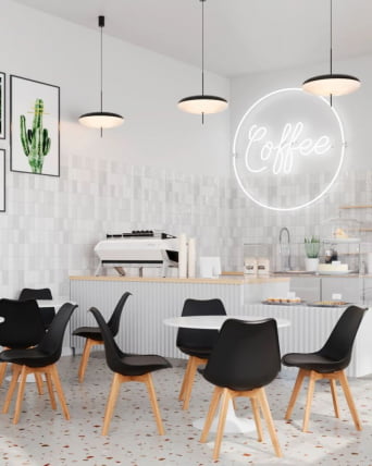 Комплект из четырех стульев ФРАНКФУРТ черный 4 шт. комплект / FRANKFURT_7