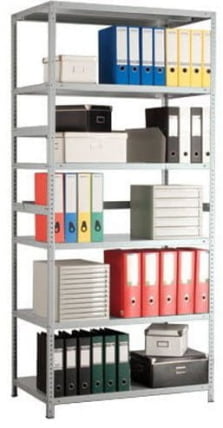 Стеллаж MS 220/100х40/6 Серый_0