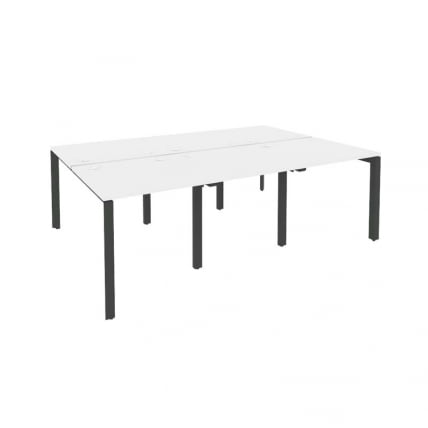 Рабочая станция на П-образном м/к ONIX O.MP-D.RS-6.0.8 Белый Бриллиант/Антрацит_0