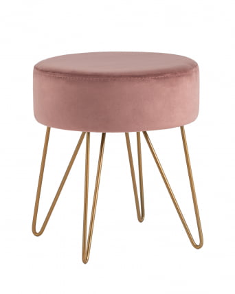 Пуф Спейси велюр Пыльно-розовый_0