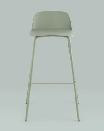 Стул барный Mist (Б) Серо-зеленый_1