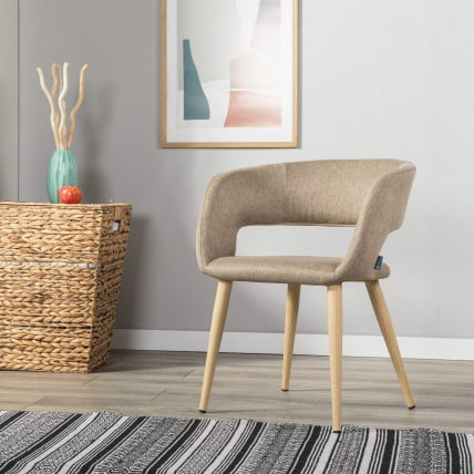 Кресло Hugs beige/нат.дуб_1