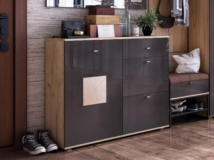 Комод комбинированный Фиджи ЛД 659.350.000 Дуб золотой Антрацит_2