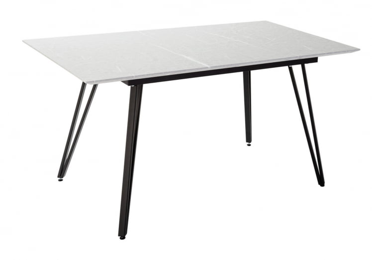Стол раздвижной Диего 120-160 Мрамор бьянко_0