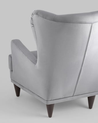 Кресло Скотт велюр Серый_6