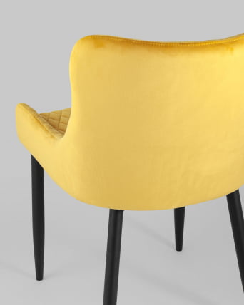 Стул мягкий Ститч велюр  (Оранжевый)_5