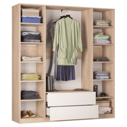 Шкаф распашный R-198х180х45-2-PO(ЯАТ)_1