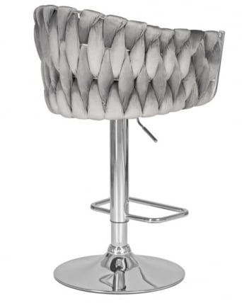 Стул барный DOBRIN MARCEL (серый велюр (MJ9-75)) 2 шт_4