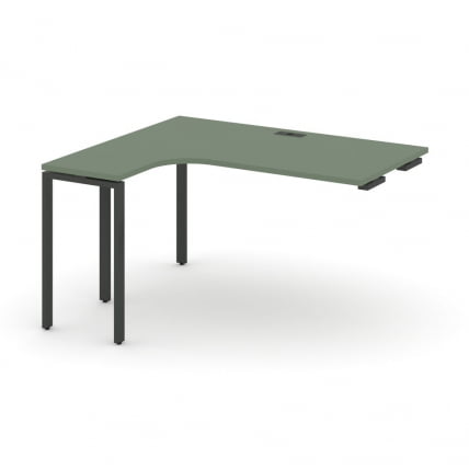 Стол-приставка к опорной тумбе/шкафу (левый) CONCEPT CN.OSAPR-005(L) Кобо Черный_0