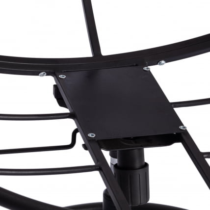 Кресло CLOUDE HOME рогожка/металл, 97х98х90-96см, серо-бежевый, 3M 16/2_11