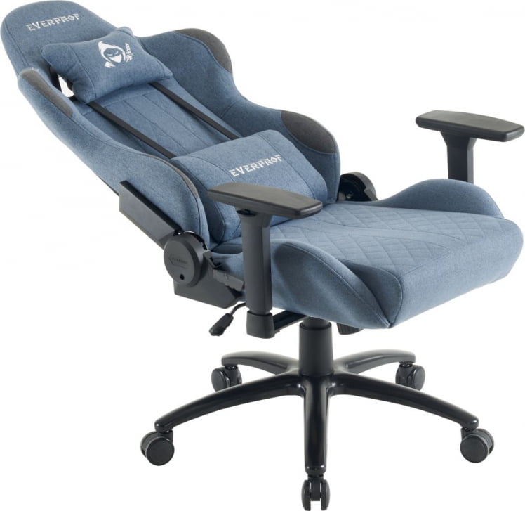 Кресло геймерское Everprof Ghost Ткань Синий_8