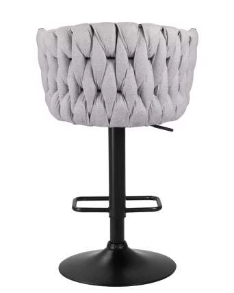 Стул барный DOBRIN LEON Серая ткань LAR 275-17_4